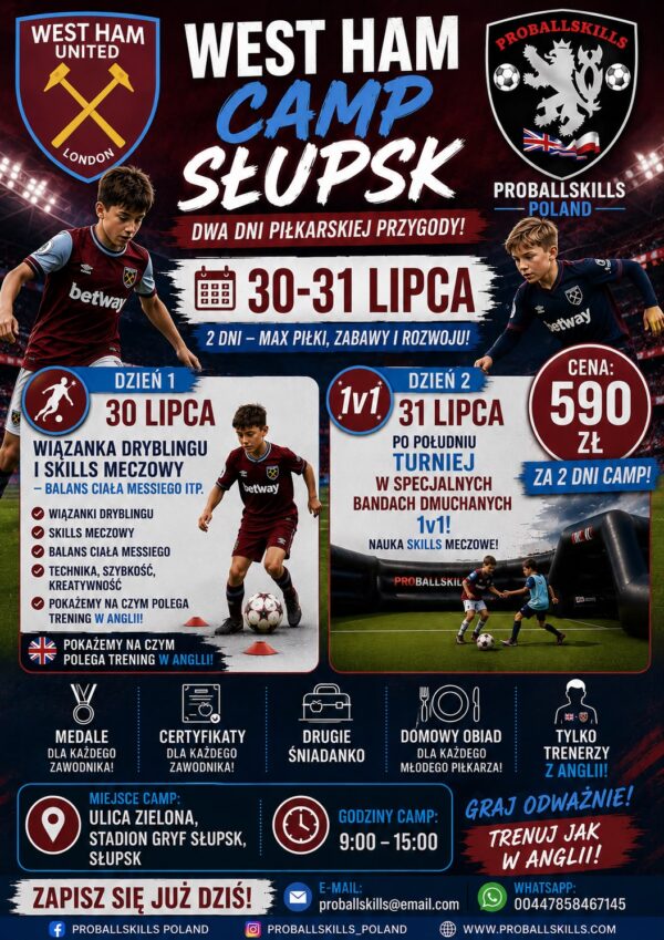 Obóz Słupsk 30-31 lipiec 2026 r.